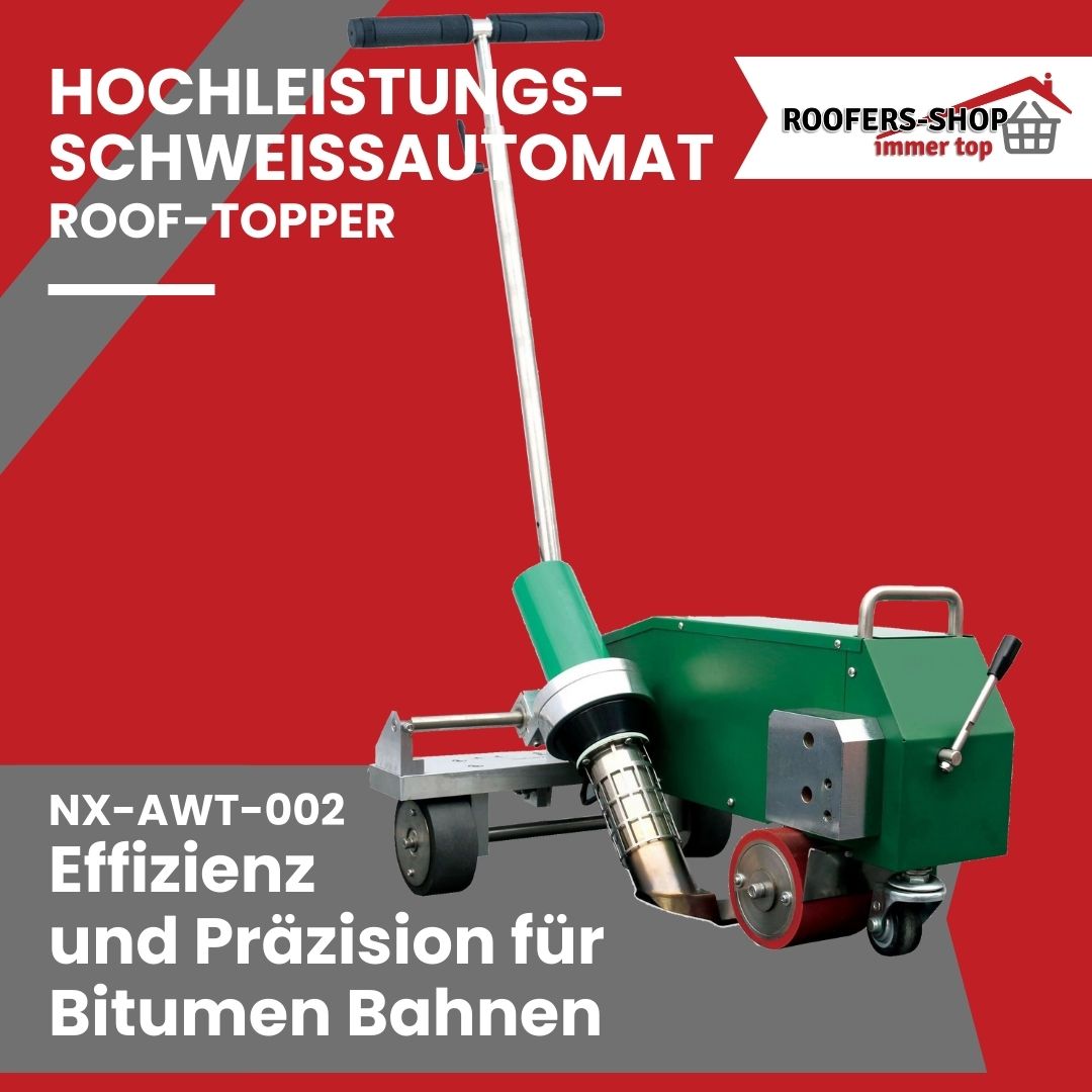 NX-AWT-002 - Hochleistungs-Schweißautomat von Roof-Topper: Effizienz und Präzision für Bitumen Bahne