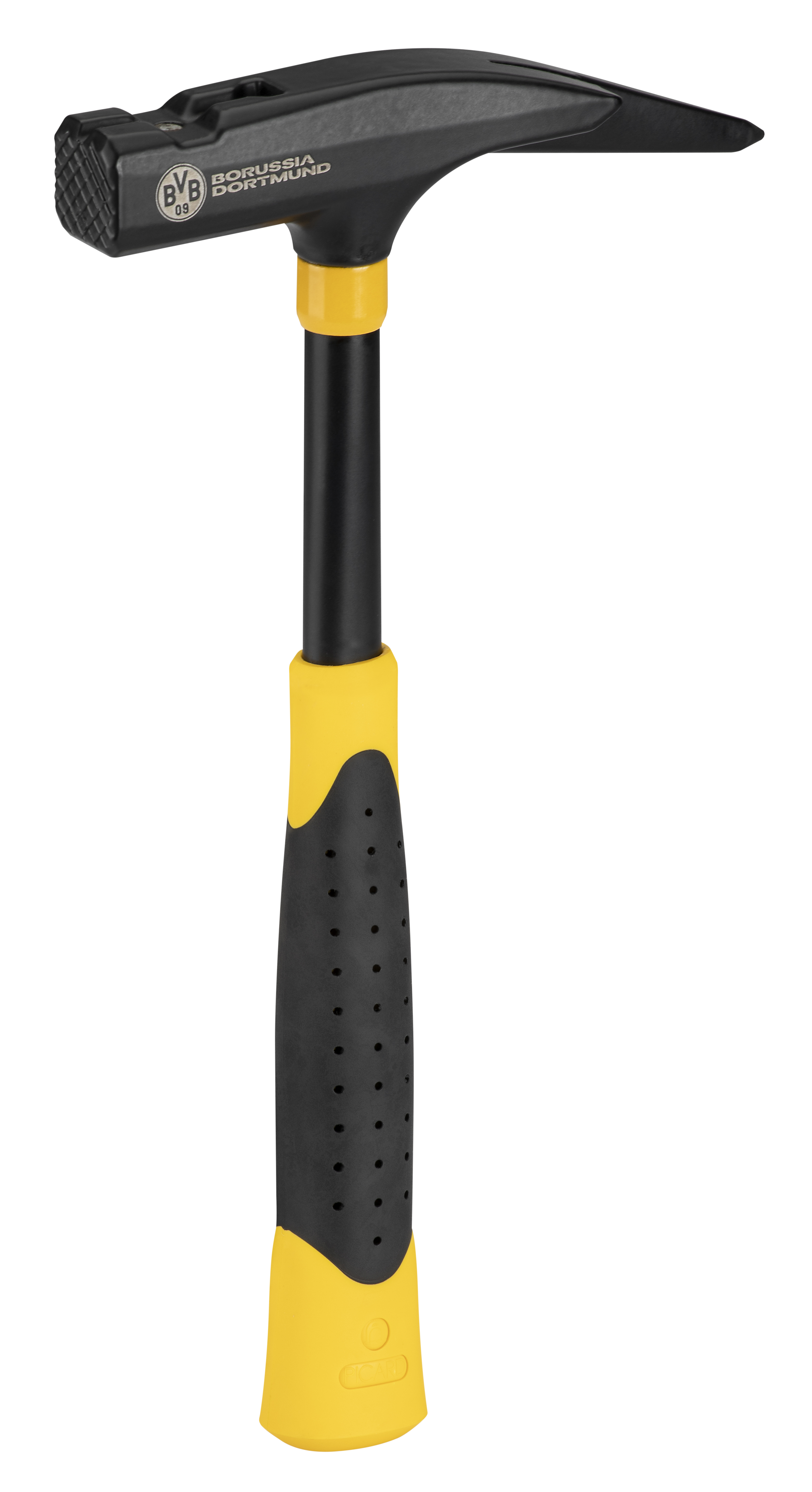 PICARD Latthammer mit Rohrstiel und 2K Griff im BVB-Look