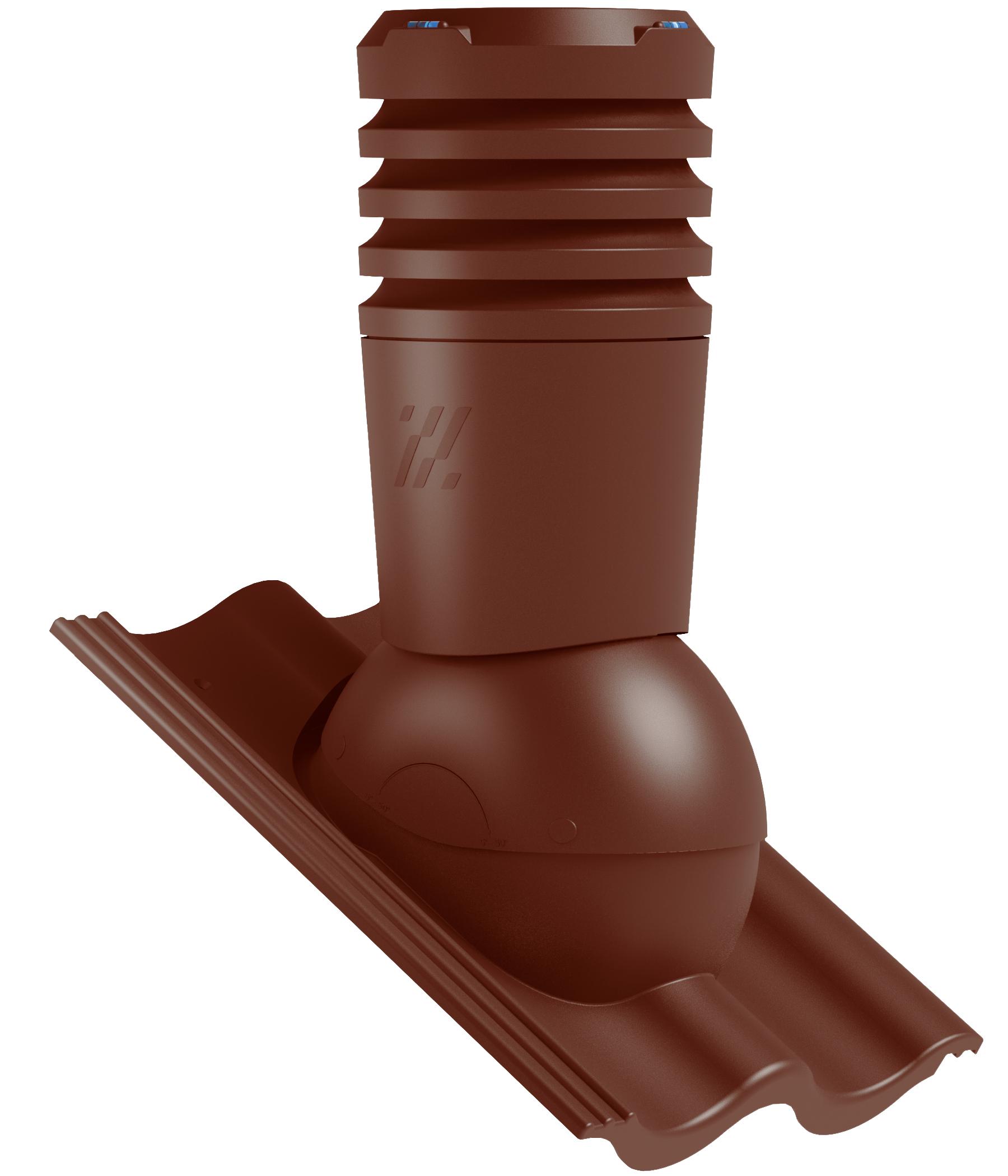 Sanitärlüfter DN 125 gedämmt für Creaton Göteborg Kronoplast (PVC)