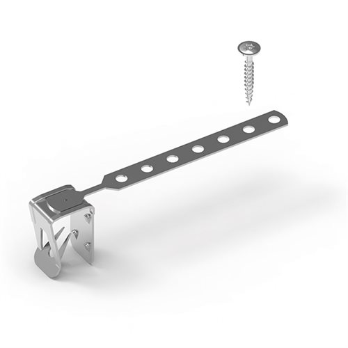 50 Stck. „FOS Grat- und Kehlklammer 512 – Die flexible Lösung für sichere Dachabschlüsse“