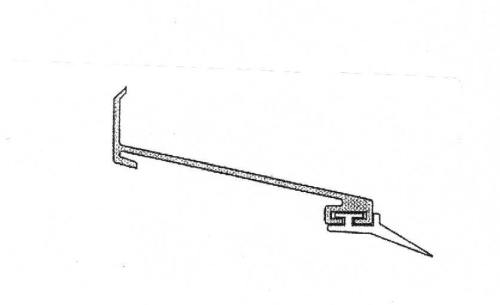 Aluminium Wandanschlussprofil mit Dichtlippe: Zuverlässiger Schutz für Überdachungen und Fassaden