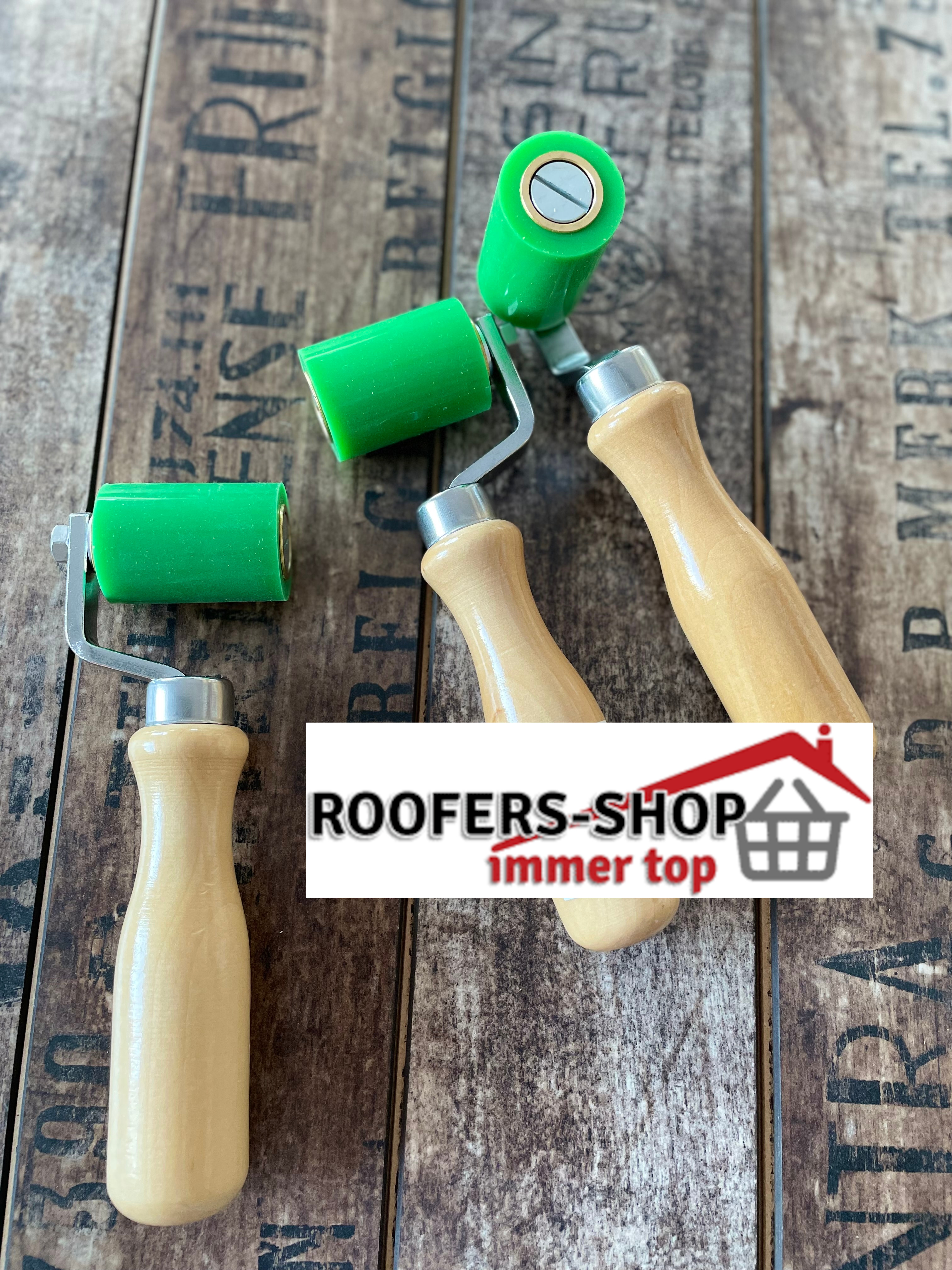 10 Stck. Andrückrollen Mega Deal Silikone 45 x 32mm Leichtlauf Kugelgelagert