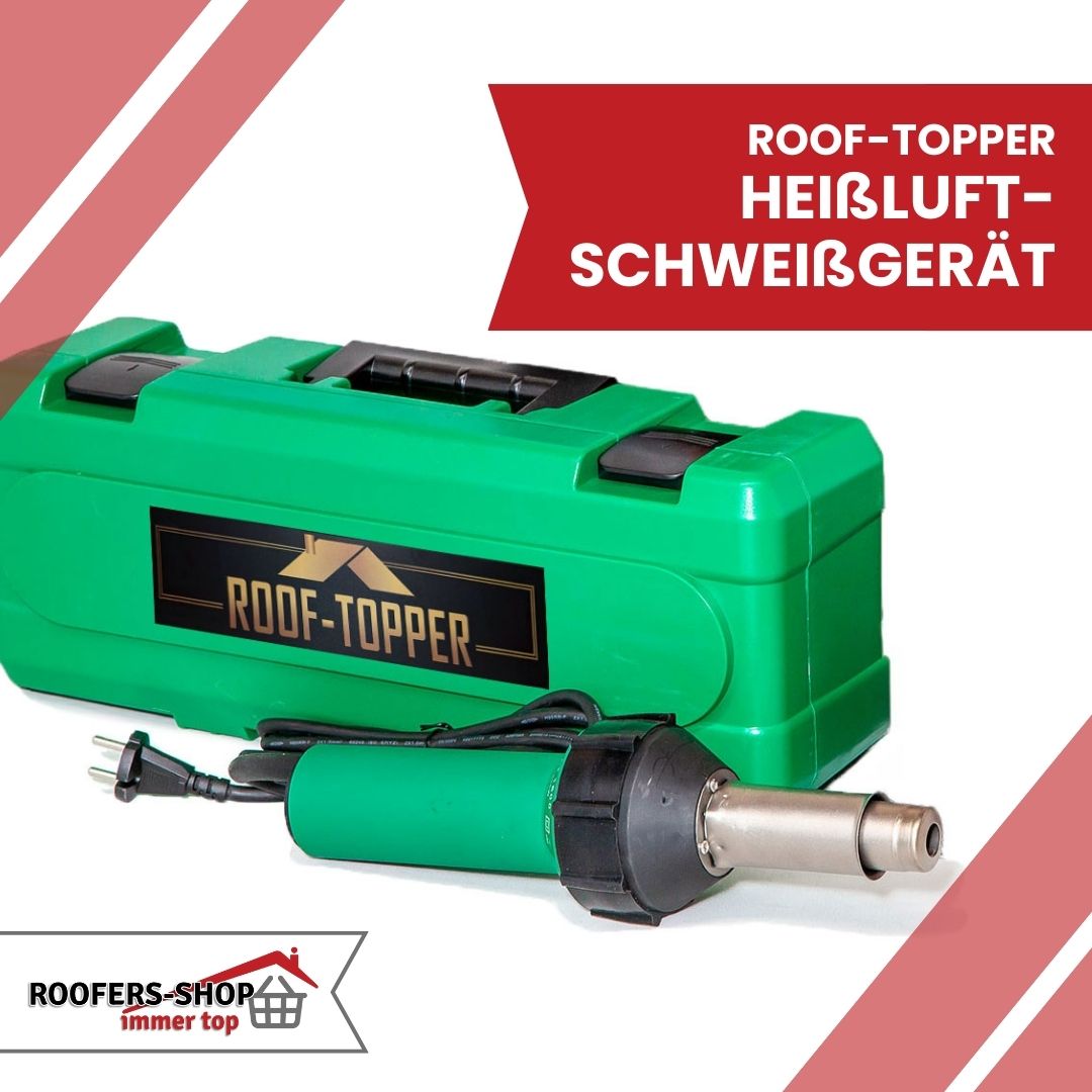 Heissluftschweißgerät Roof-Topper mit Cool-Down-Funktion, im Koffer
