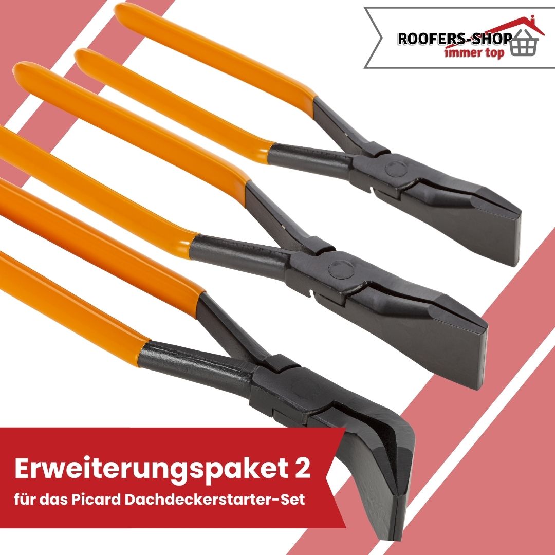 Erweiterungspaket 2 für das Picard Dachdeckerstarter-Set – Profi-Werkzeuge für präzises Arbeiten