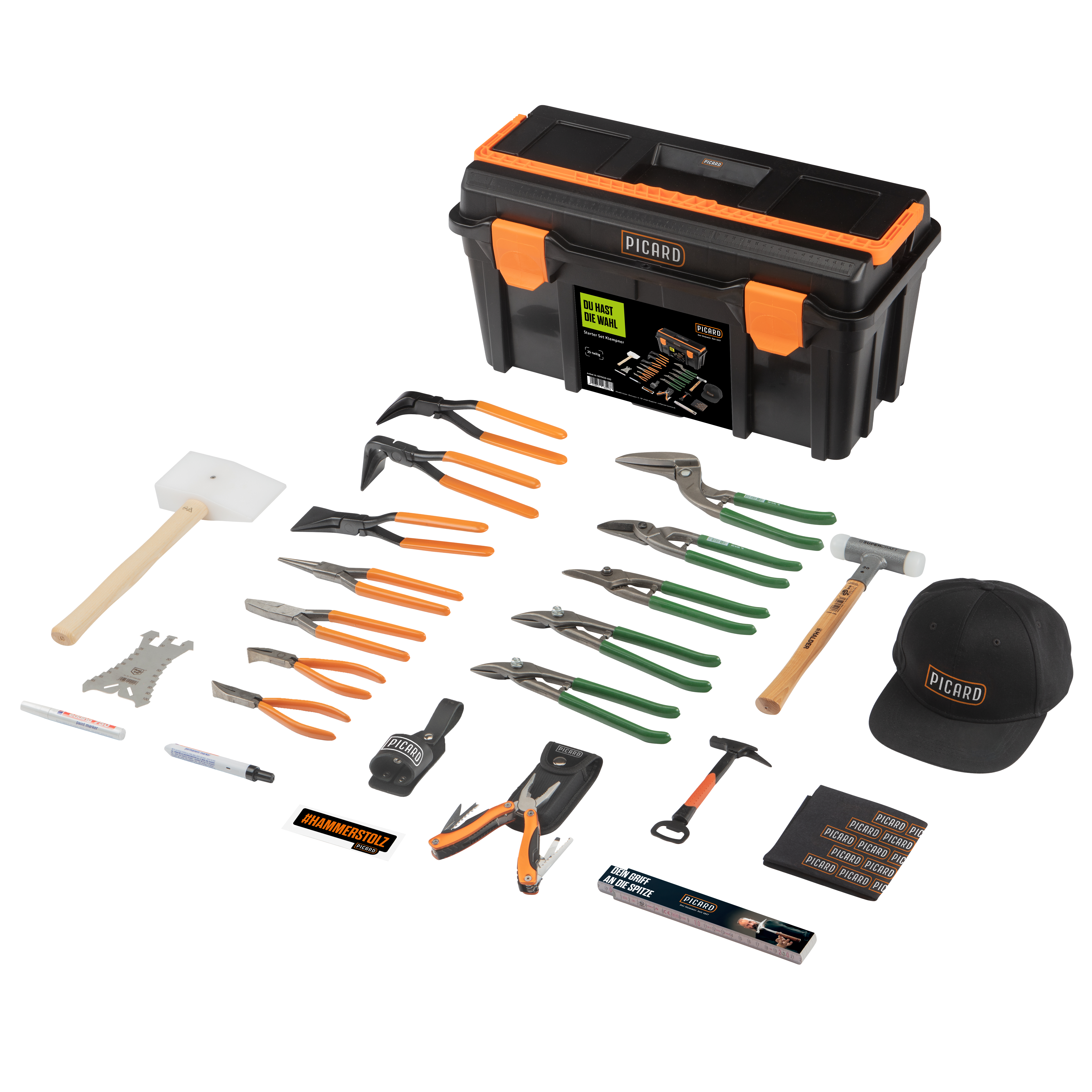 PICARD Starter-Set Klempner – 24-teiliges Profi-Werkzeugset in XL-Box