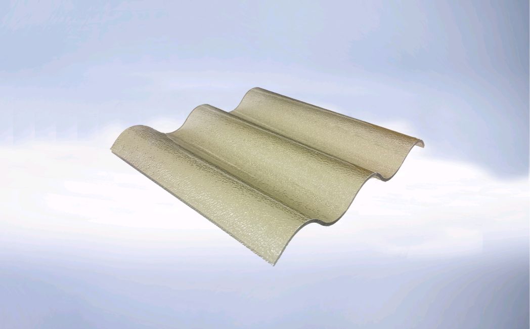 HIGHLUX Acryl-Lichtplatten Sinuswelle 76/18 -bronze C-Struktur- (hagel- und bruchfest)