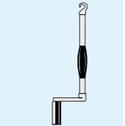 Handkurbelstange für Handspindelöffner: Effiziente Bedienung von Lichtkuppeln