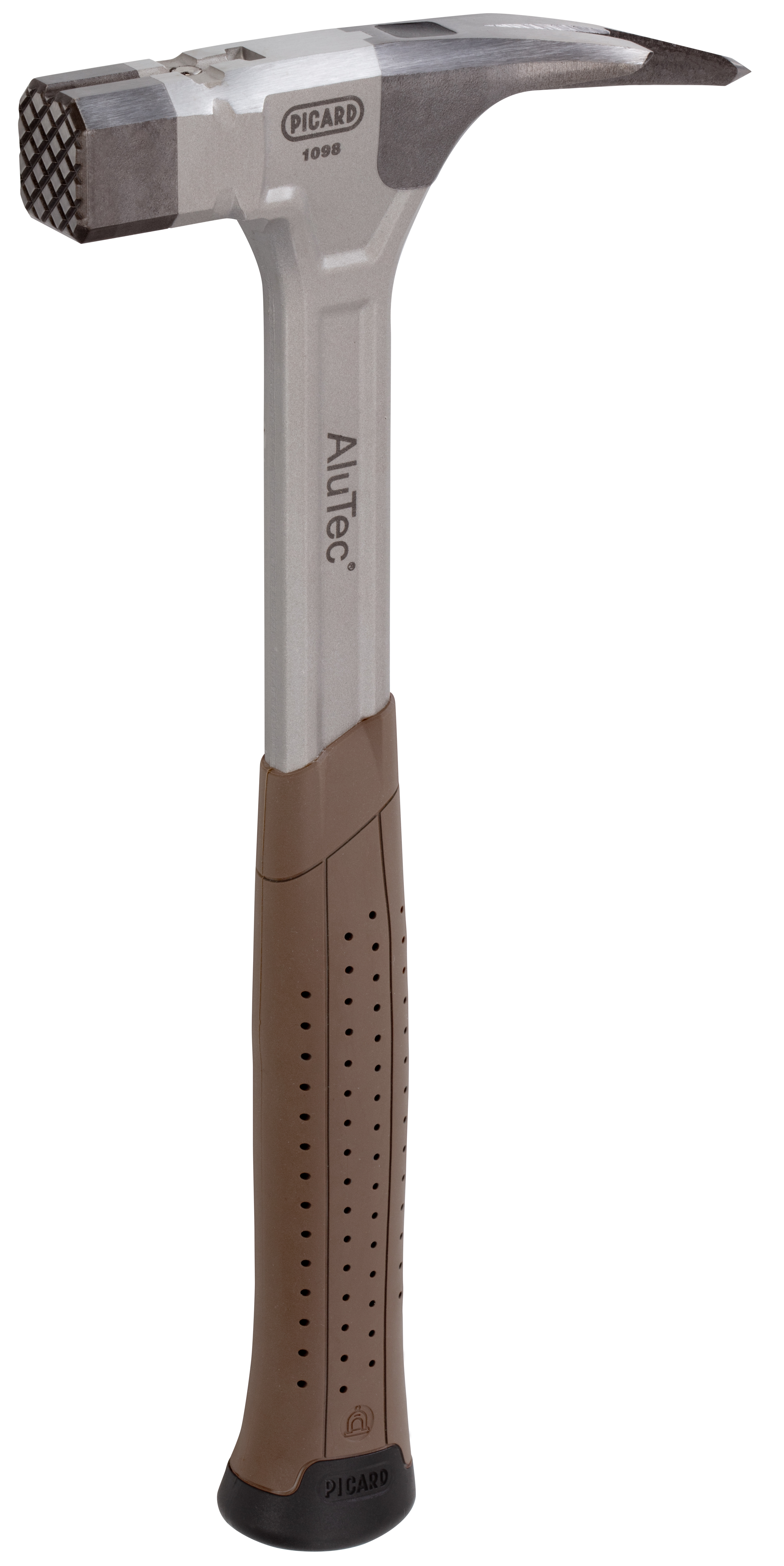 Latthammer PICARD AluTec® 450g mit Magnet – ergonomisch & leicht geraute Bahn