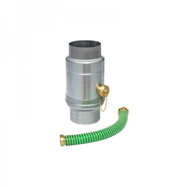 Wassersammler aus Zink – Automatische Wasserstandregelung für Regentonnen